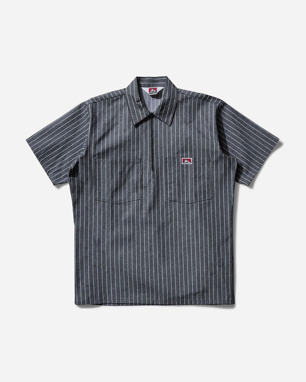 BEN DAVIS HALF ZIP SHORT SLEEVE
