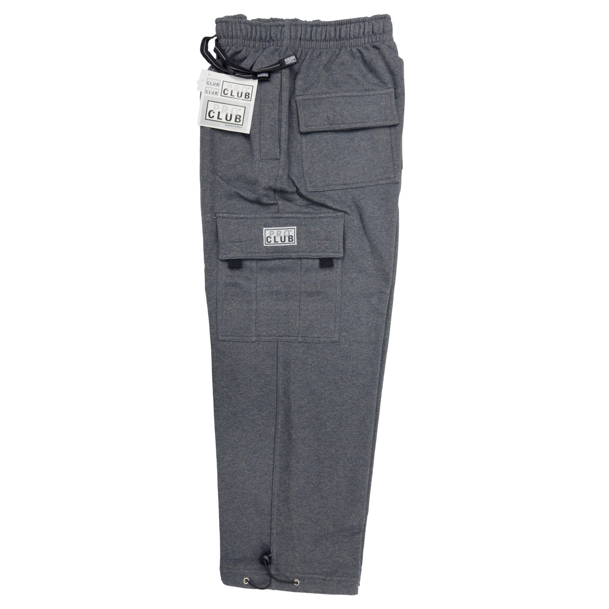PROCLUB MEN'S HEAVYWEIGHT FLEECE CARGO PANTS