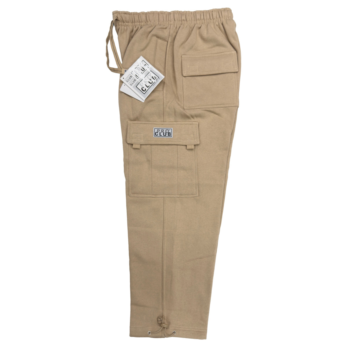 PROCLUB MEN'S HEAVYWEIGHT FLEECE CARGO PANTS